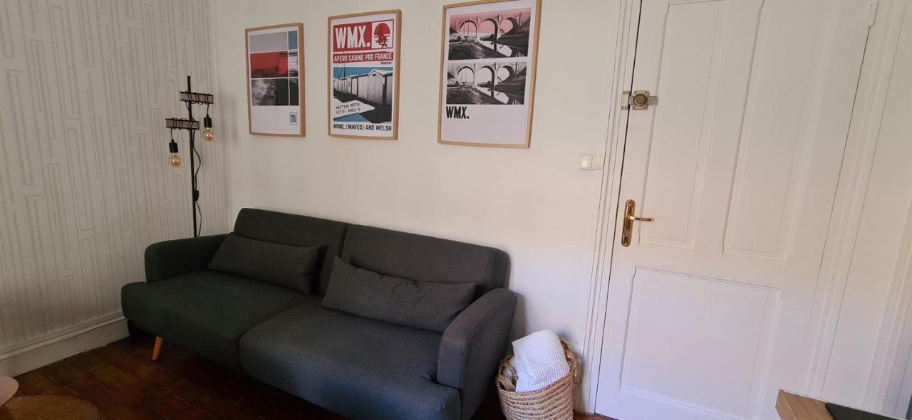 Wimereux 30M2 1 Chambre Et 1 Canape Lit A 2 Pas De La Plage Et Du Centre Luaran gambar